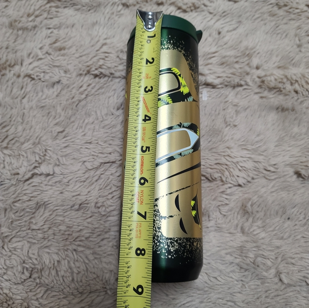 Alison Bremner X starbucks Green and Gold Insulated Tumbler, Alaska - Picture 2 of 8